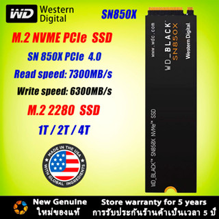 WD SSD SN850X black SSD 2280 SN850X 1TB 2TB M.2 NVME 2280 PCLe 4.0 SSD Western Digital SSD 2280 SN850X SSD