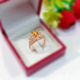 แหวน พลอยบุษคัม &amp;นิลดำ หนัง1บาท มีไซค์ 50-66 มีใบรับประกับ