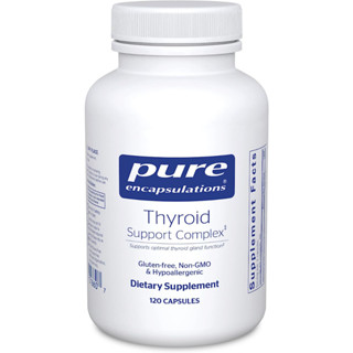 Pure Encapsulations Thyroid Support Complex 120 Capsules สนับสนุนการทำงานของต่อมไทรอยด์ วิตามิน ไทรอยด์ เพิ่มพลังงาน