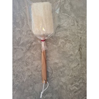 ใยบวบขัดตัวแบบด้ามไม้(ไม้สัก)