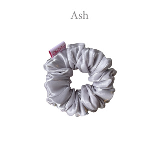 Ash ยางรัดผมผ้าซาติน(เงา) Satin Scrunchies ยางมัดผม ยางรัดผมโดนัท