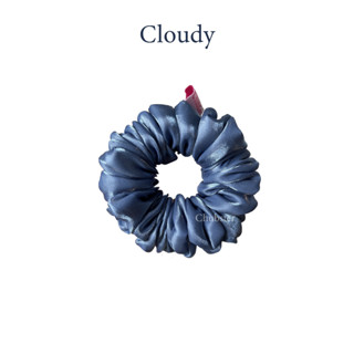 Cloudy ยางรัดผมผ้าซาติน(เงา) Satin Scrunchies ยางมัดผม ยางรัดผมโดนัท