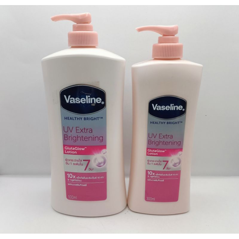 Vaseline Healthy Bright UV Extra Brightening GlutaGlow Lotion  วาสลีน  ไบรท์เทรนนิ่ง โลชั่น