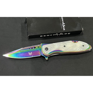 มีดพับ BENCHMADE DA76-1 มีดพับสีขาวลายหินอ่อน สวยคม