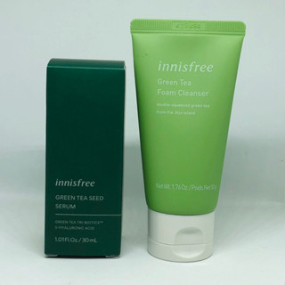 Innisfree Green tea seed serum  Green tea tri-biotics 5-Hyaluronic acid 30ml.