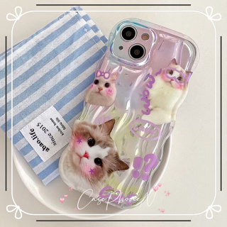 🔥สไตล์ใหม่🔥เคสไอโฟน iphone 11 14 Pro Max น่ารัก แมว บุคลิกภาพ ความคิดสร้างสรรค์  เคส iphone 12 13 Pro Case for iPhone