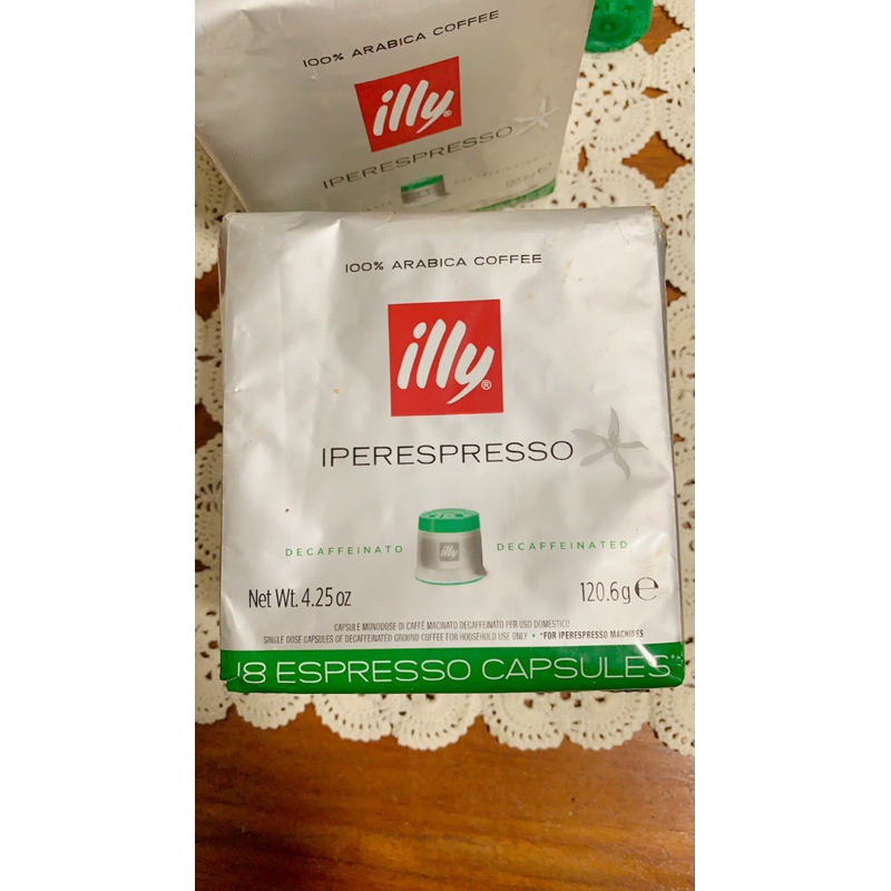 พร้อมส่ง illy iperEspresso Capsules แคปซูลกาแฟสำหรับเรื่องชง illy Coffee Machine Decaffeinated (18 Capsules) นำเข้า