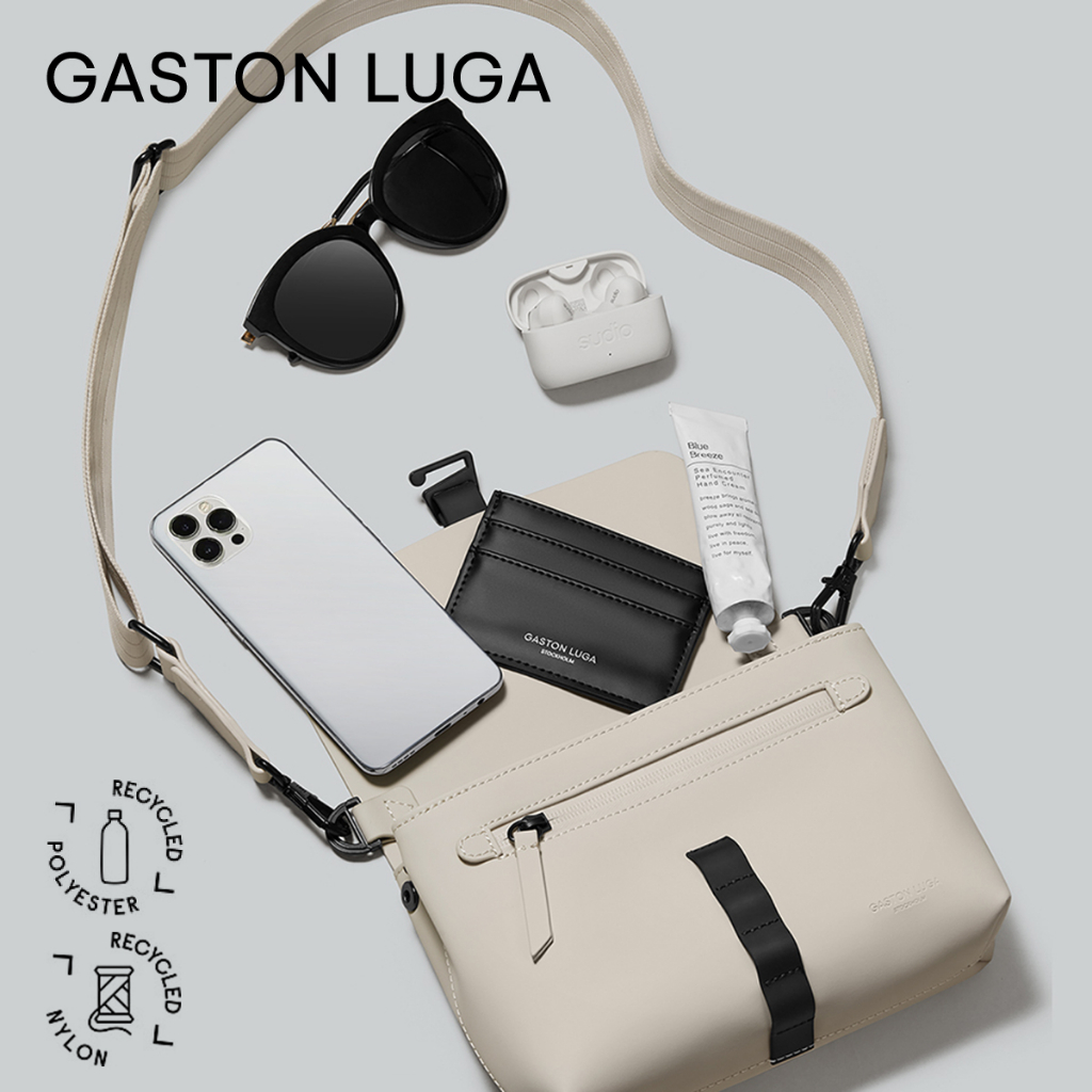 Gaston Luga รุ่น Splash crossbody  กระเป๋าสะพายข้าง กันน้ำ(พร้อมส่งจากไทย)