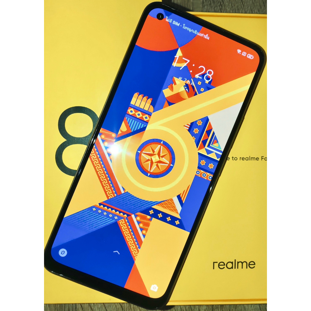 Realme 8 RAM8 ROM128 จอใหญ่ เครื่องใหม่ค้างสต๊อก สเปกสูง พร้อมใช้งาน ตจวสั่งผ่านshopee มีบริการผ่อน