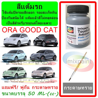 สีแต้มรถ GWM ORA GOOD CAT แถมฟรี พู่กันแต้มสีและกระดาษทราย สีคุณภาพจาก imixpaint