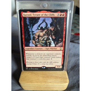 การ์ด MTG Kazuul, Tyrant of the Cliff Red Magic the gathering EDH รุ่น NCC สภาพ Nm