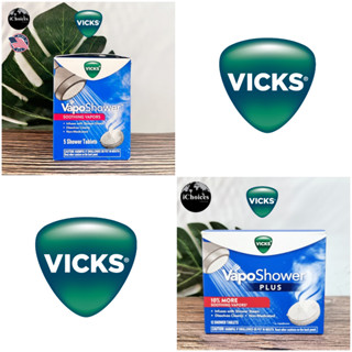 [Vicks] VapoShower™ 12 Shower Tablets วิคส์ เม็ดไอระเหย