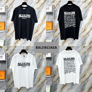 เสื้อยืด BALENCAGA 🤍🖤 Hiend 1:1 Cotton 💯 พร้อมส่งจากไทย 🇹🇭 ร้านค้าจัดส่งไว