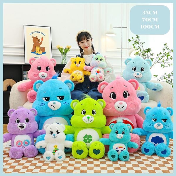 [กรอกโค้ด INC233YY รับส่วนลด20%]ตุ๊กตาแคร์แบร์ มีให้เลือก3ขนาด 35CM 70CM 100CMน่ากอดสุดๆ ตุ๊กตาตัวใหญ่ เขียนการ์ดอวยได้