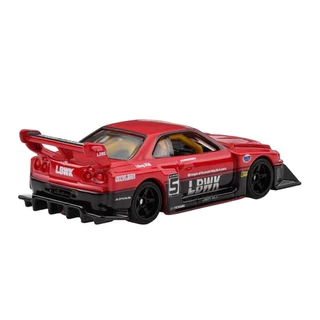 โมเดลรถเหล็ก Hotwheels แพ็คคู่ NISSAN SKYLINE SILHOUETTE + LB-ER34 SUPER SILHOUETTE NISSAN SKYLINE รถเหล็ก Hot wheels ลิ