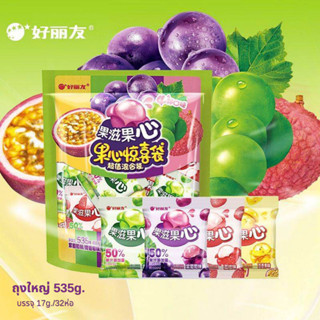 แพ็กใหญ่! Orion Jelly เยลลี่ ผลไม้ เยลลี่ปอกเปลือก นำเข้าแท้ 100% 535กรัม บรรจุซองเล็ก 32 ซอง รสองุ่น ลิ้นจี่ เสาวรส