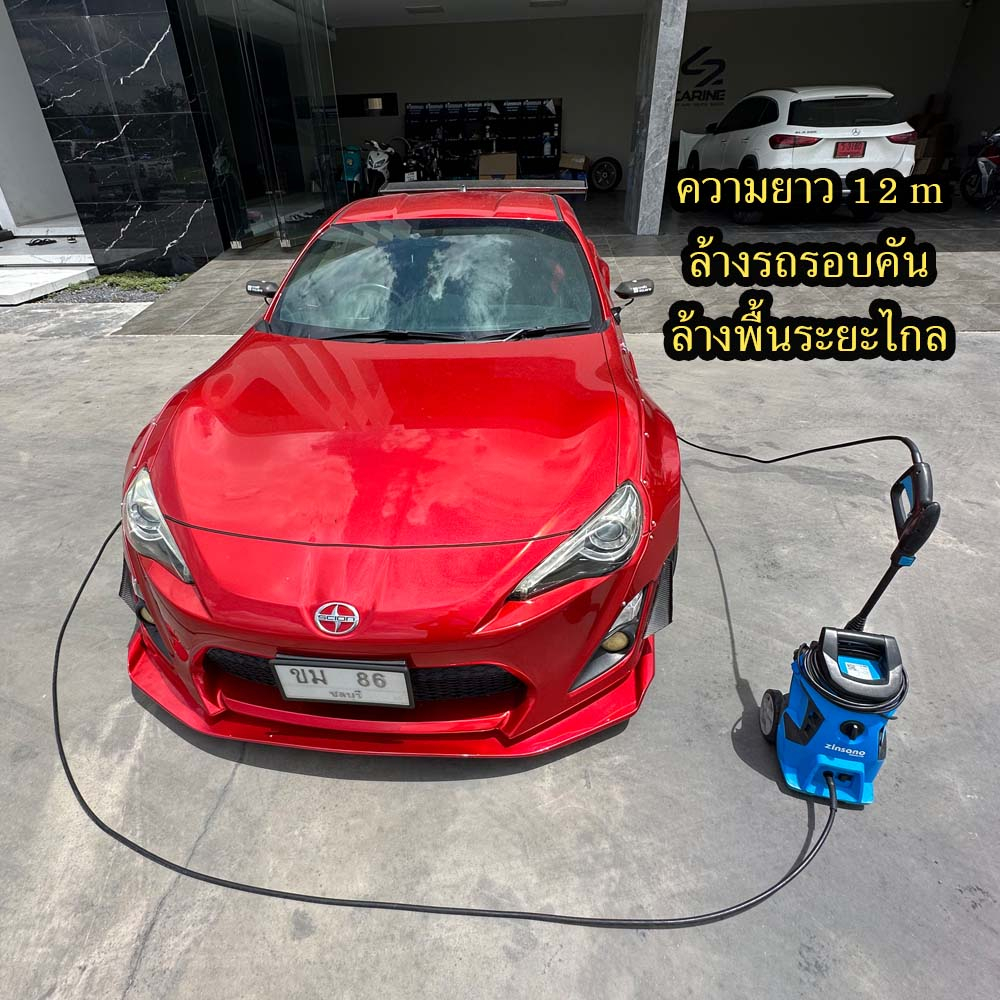 #8 สายฉีดน้ำแรงดันสูง CARINE 12 เมตร( NEW B&D)(NEW B&D) ราคา ถูกที่สุด ดีลบีเคเค แกลเลอรีภาพที่ 2