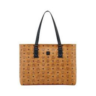 MCM Klassik Tote in Visetos COGNAC