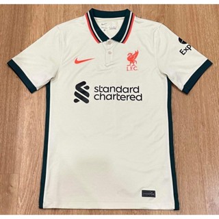 เสื้อ Nike Liverpool ทีมเยือน ฟุตบอลเกรดนักเตะ สีครีม ของแท้ สวยมาก