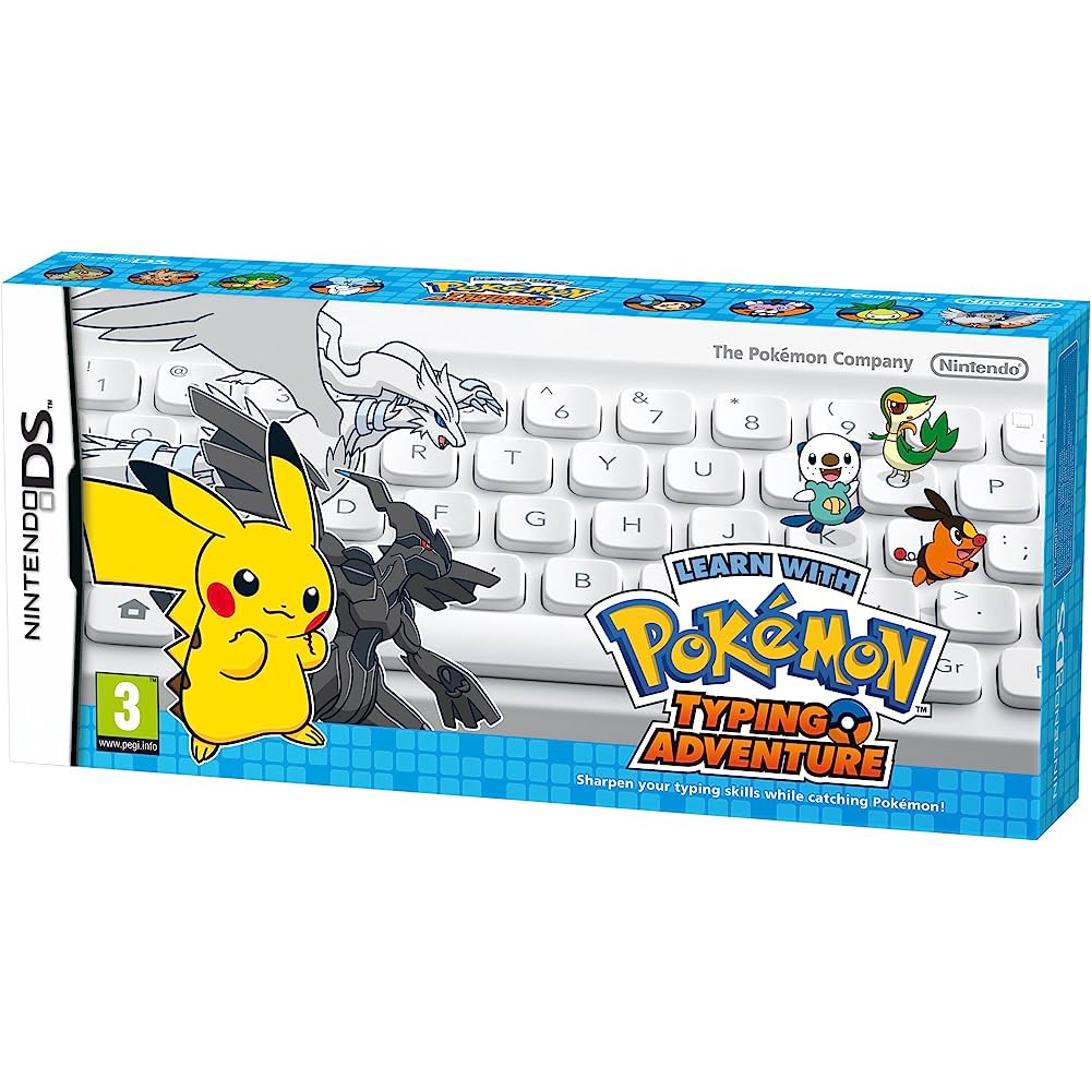 แผ่นเกม LEARN WITH POKEMON TYPING ADVENTURE - NINTENDO DS