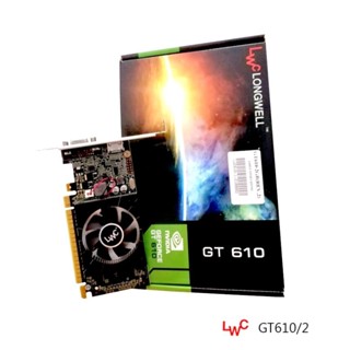 VGA GT610 2GB DDR3 (Rev.2) การ์ดจอ​ LWC (Longwell)