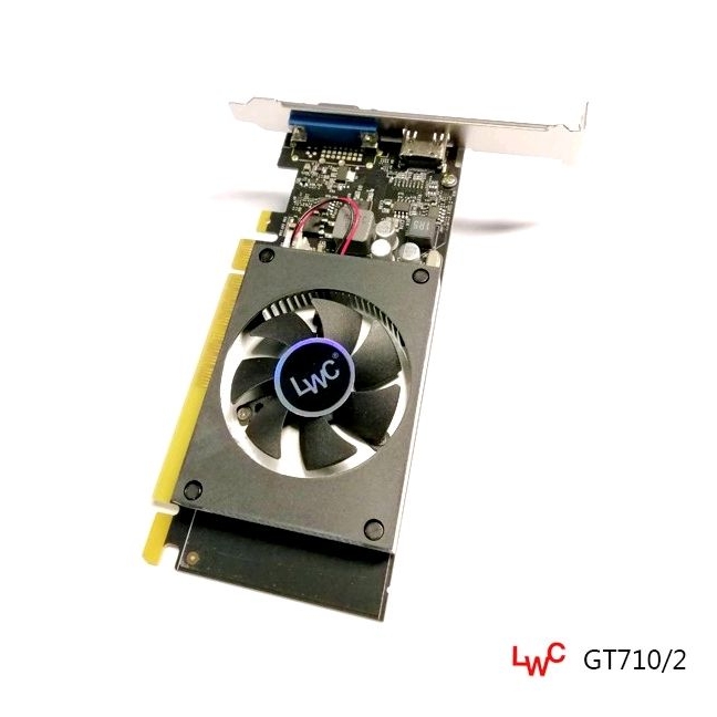 VGA GT710 2GB DDR3 การ์ดจอ​ LWC (Longwell)