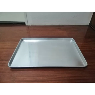 ถาดอบขนมอลูมิเนี่ยม ใส่ชั้นวางเบเกอรี่ได้ มี 2 ขนาด 60x40x5 cm. และ 60x40x3 cm.