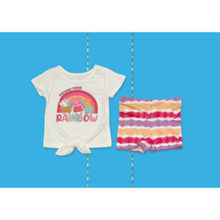 ✅ [1-1.5Y] Peppa Pig T-Shirt And Shorts Set ชุดเซ็ต เสื้อ และกางเกงขาสั้น เปปป้า พิก