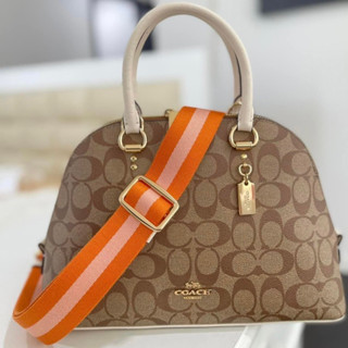 KATY SATCHEL IN SIGNATURE CANVAS (COACH C8499)