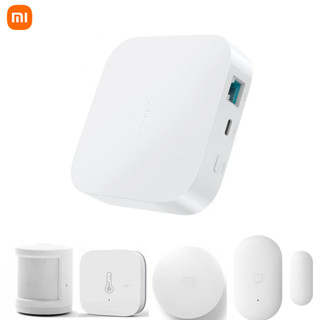 Global Ver- Xiaomi Mi Smart Home Hub2 ประตู ฮับ Gateway/works With MiHome /ZigBee, WIFI, Bluetooth/LAN