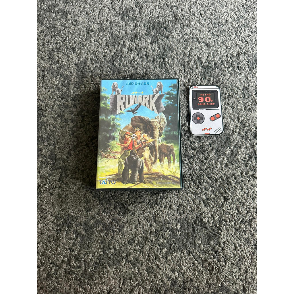 Sega Cartridge Megadrive 16 Bit Runark Boxed / Japan