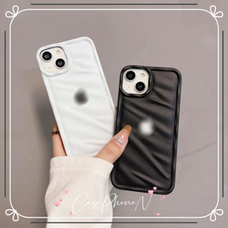 🔥สไตล์ใหม่🔥เคสไอโฟน iphone 11 14 Pro Max เรียบง่าย ระลอก ขอบเต็ม ป้องกันการตก เคส iphone 12 13 Pro Case for iPhone