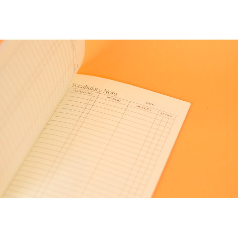 สมุดจดคำศัพท์ Vocabulary Notebook - รูปที่ 5
