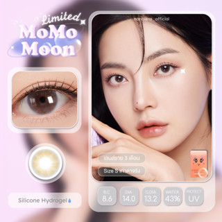 Nanalens/Sisse Lens รุ่น MoMo สี Moon Brown  คอนแทคเลนส์ราย 3  เดือน