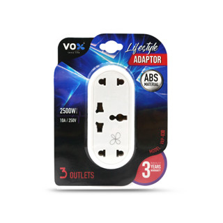 Universal Adapter 3 ช่องเสียบ รุ่น VAP-030