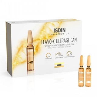 ISDIN CEUTICS FLAVO-C ULTRAGLICAN อิสดิน เซวติคส์ ฟลาโว-ซี อุลตรากลิแคน เซรั่ม บำรุงผิวหน้า (30 ampoule x2 ml.)