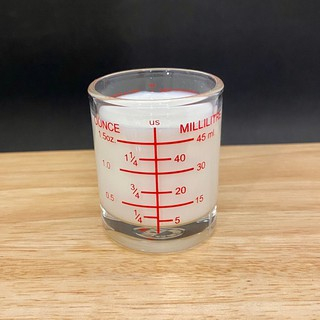 แก้วชอต shot glass มีสเกล 1.5oz / 45ml / 3tbsp / 9tsp Lucky (ราคา/แพ็ค(บรรจุ6ใบ)) รูปที่ 5