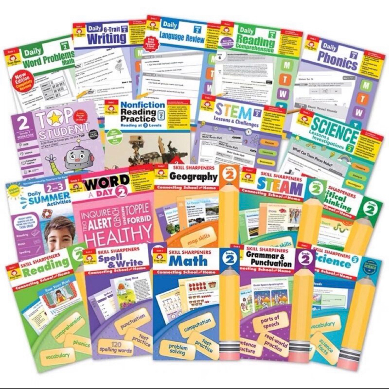 (Small Damaged) English Workbook Clearance ลดล้างสต๊อกแบบฝึกหัดต่างๆ มีตำหนิเล็กน้อย สินค้าราคาถูกพร้อมโปรโมชั่นสุดพิเศษ