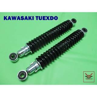 KAWASAKI TUXEDO REAR SHOCK SET SPRING BLACK (300 mm.)  //  โช๊กหลัง สปริงดำ สินค้าคุณภาพดี