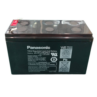 แบตแห้ง ยี่ห้อ PANASONIC รุ่น LC-R127R2PG1 12 โวลท์ 7.2Ah