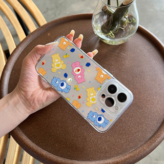 ❤️พร้อมส่งในประเทศไทย❤️Case iPhone แคร์แบร์ Care Bearsใส Case For iPhone 11,12,13,14,14PM,13PM