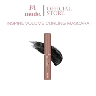 [Free Gift] MUDE INSPRIE VOLUME CURLING MINI MASCARA 3.5 g. 01 ฺBLACK สีดำ  ( มาสคาร่า สูตรเน้นขนตาหนา งอน กันน้ำ )