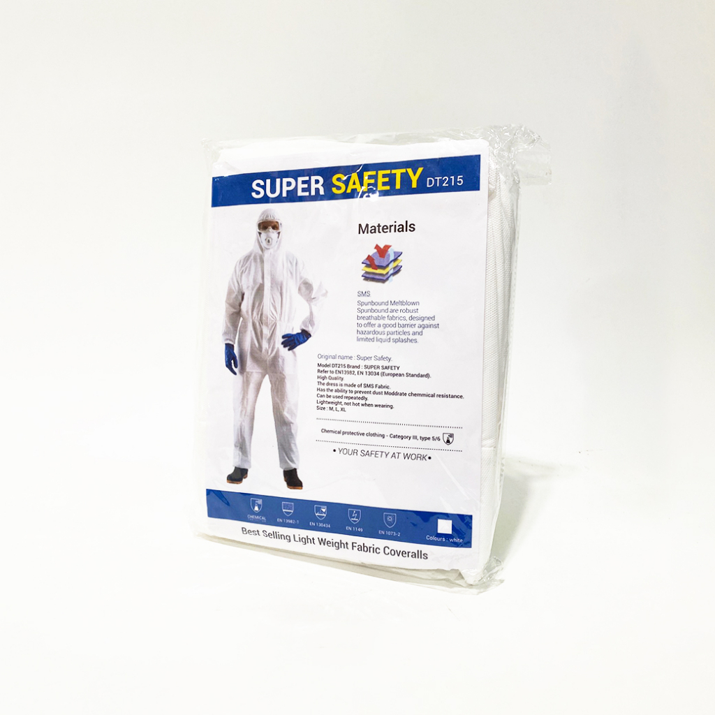 ชุด PPE Super safety ขนาด XL แบบซักได้