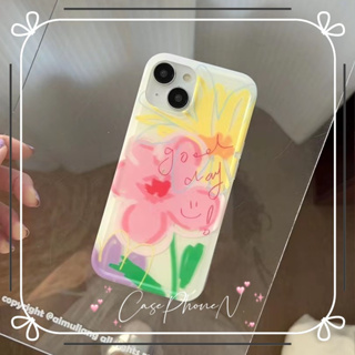 🔥สไตล์ใหม่🔥เคสไอโฟน iphone 11 14 Pro Max ins ดอกไม้ภาพวาดสีน้ำมัน พร้อมขาตั้ง เคส iphone 12 13 Pro Case for iPhone