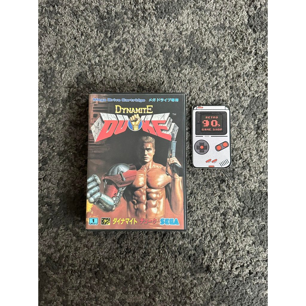 Sega Cartridge Megadrive 16 Bit Dynamite Duke Boxed / Japan