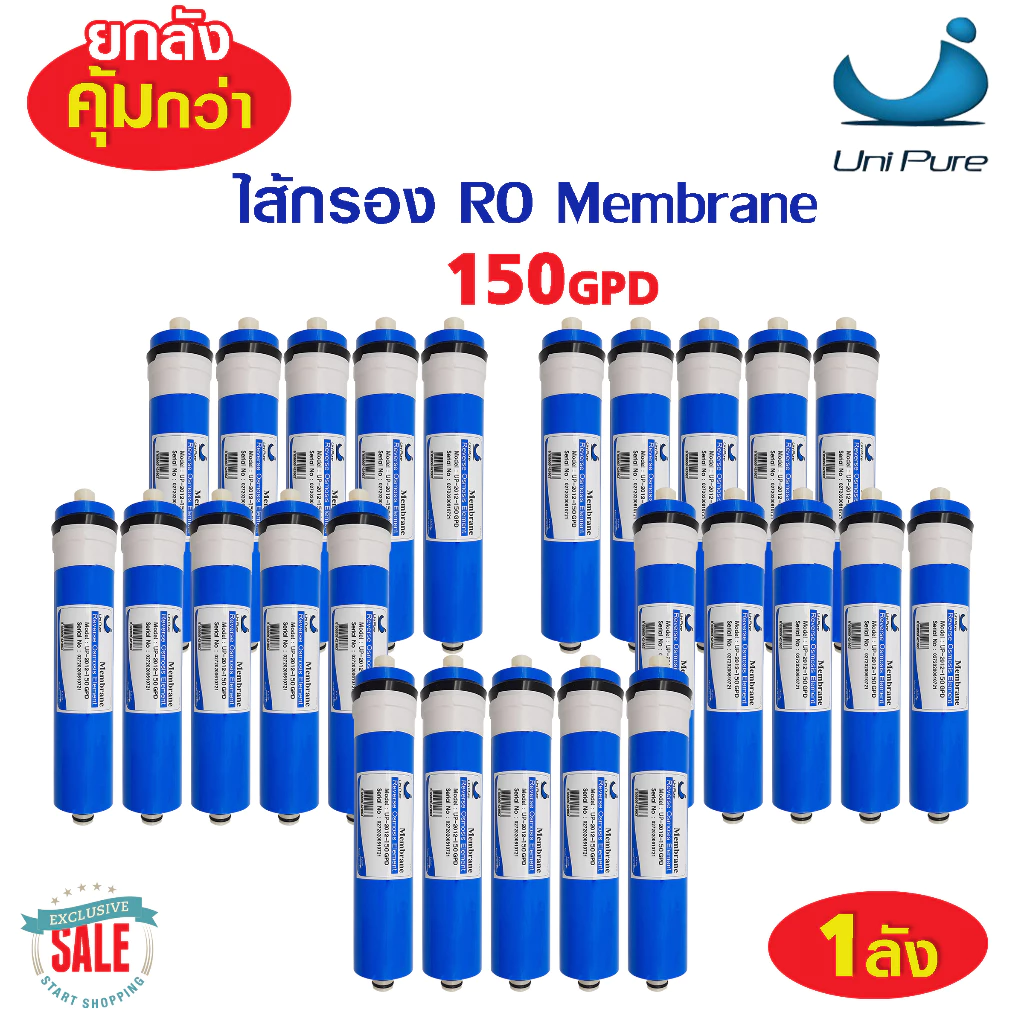 ไส้กรอง RO Membrane Biomax 150 GPD ยกลัง 25 ไส้ สำหรับเครื่องกรองน้ำ RO thumbnail 3