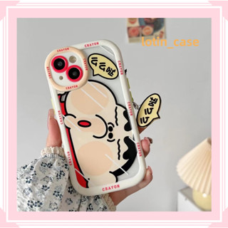 🎁ส่งของขวัญ🎁เคสไอโฟน สำหรับ 11 13 for iPhone Case 14 12 Pro Max น่าสนใจ การ์ตูน เครยอนชินจัง กันกระแทก ปกป้อง เคสโทรศัพท