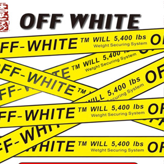 ✱☫ขนาดใหญ่ 2 แพ็ค OFF WHITE tide brand สติ๊กเกอร์ติดกระเป๋าเดินทาง รถ สติ๊กเกอร์สเก็ตบอร์ด รถเข็นกล่อง สติ๊กเกอร์ กันน้ำ