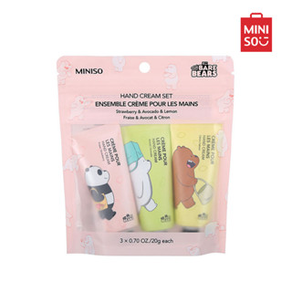 MINISO ครีมทามือบำรุงผิว We Bare Bears เซ็ท 1