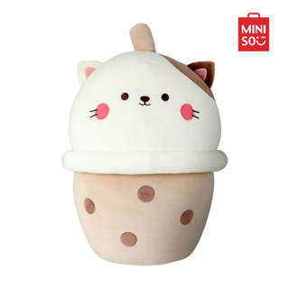 MINISO ตุ๊กตาน้องแมวบับเบิ้ลที ขนาด 14.6 นิ้ว